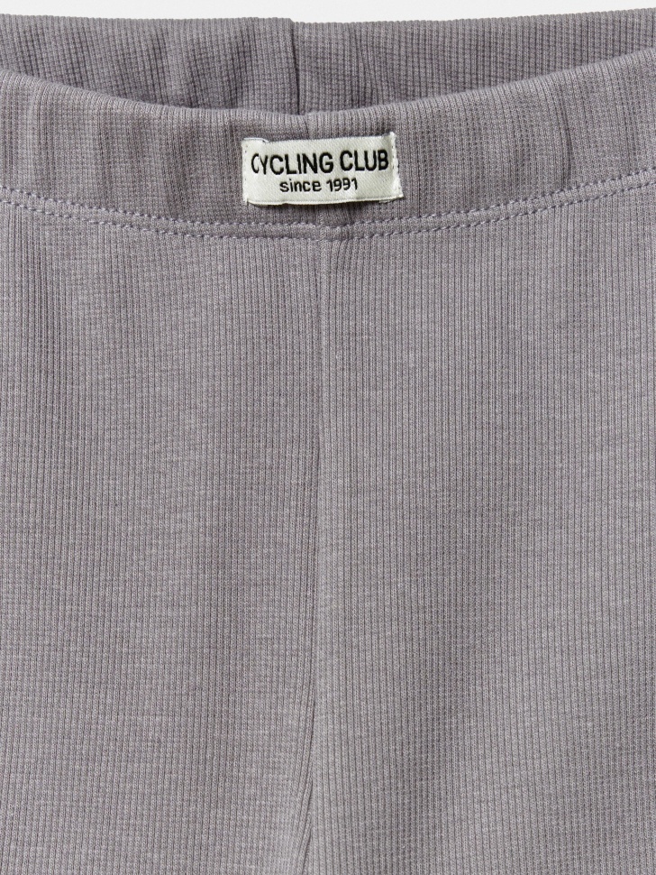 базовые велосипедки с патчем на поясе для девочек из россии вид сбоку