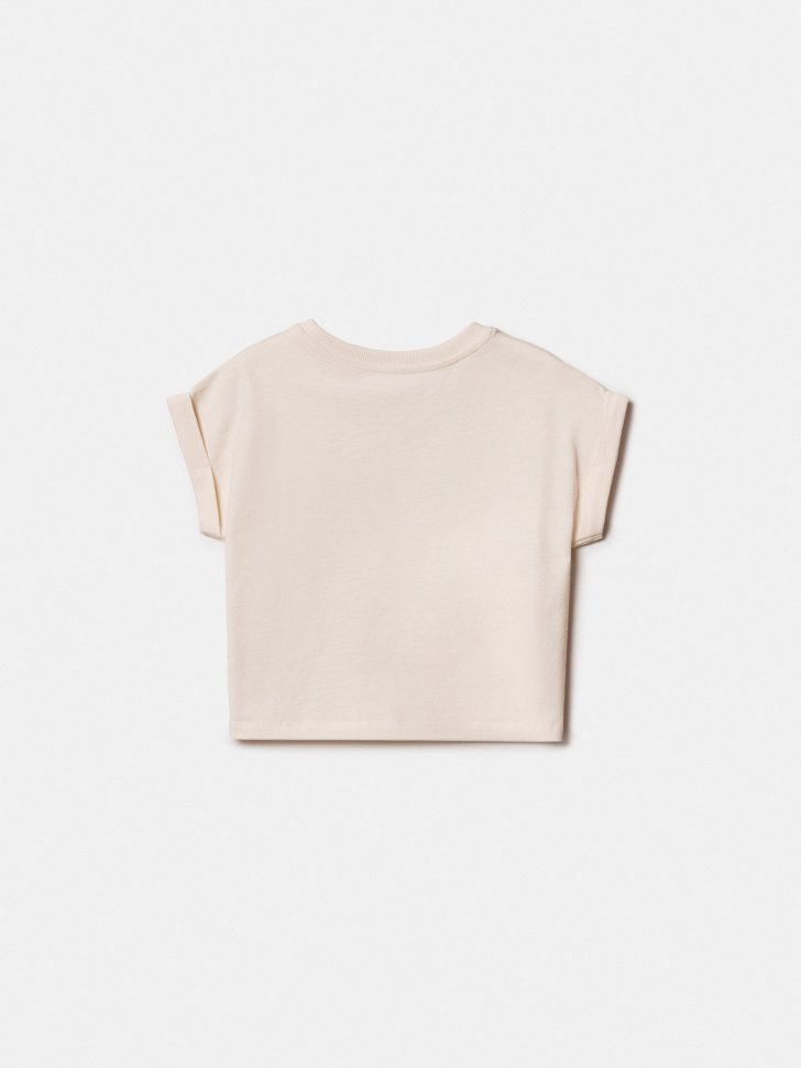 футболка с принтом для девочек от бренда sela вид слева