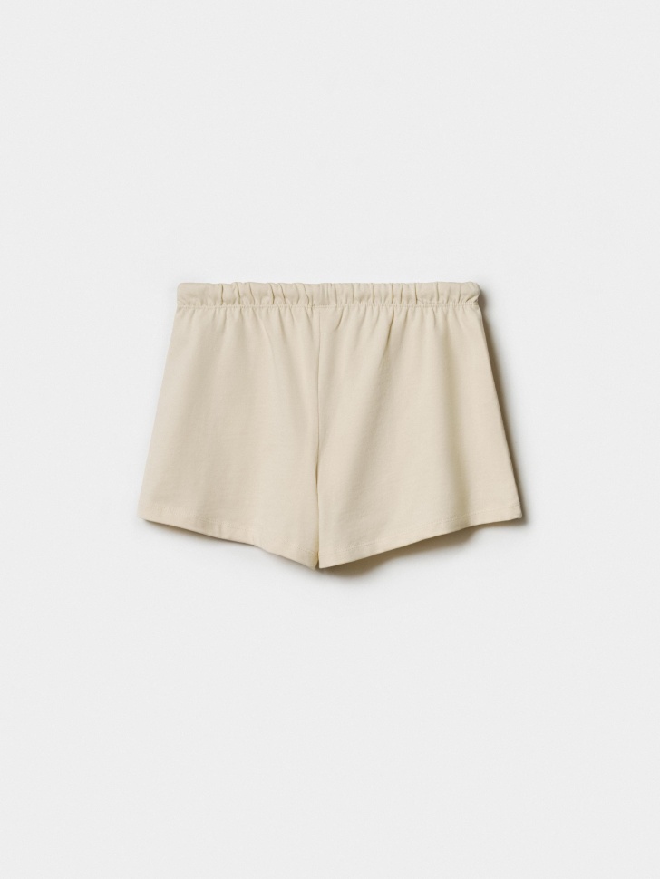 базовые трикотажные шорты для девочек от бренда sela вид слева