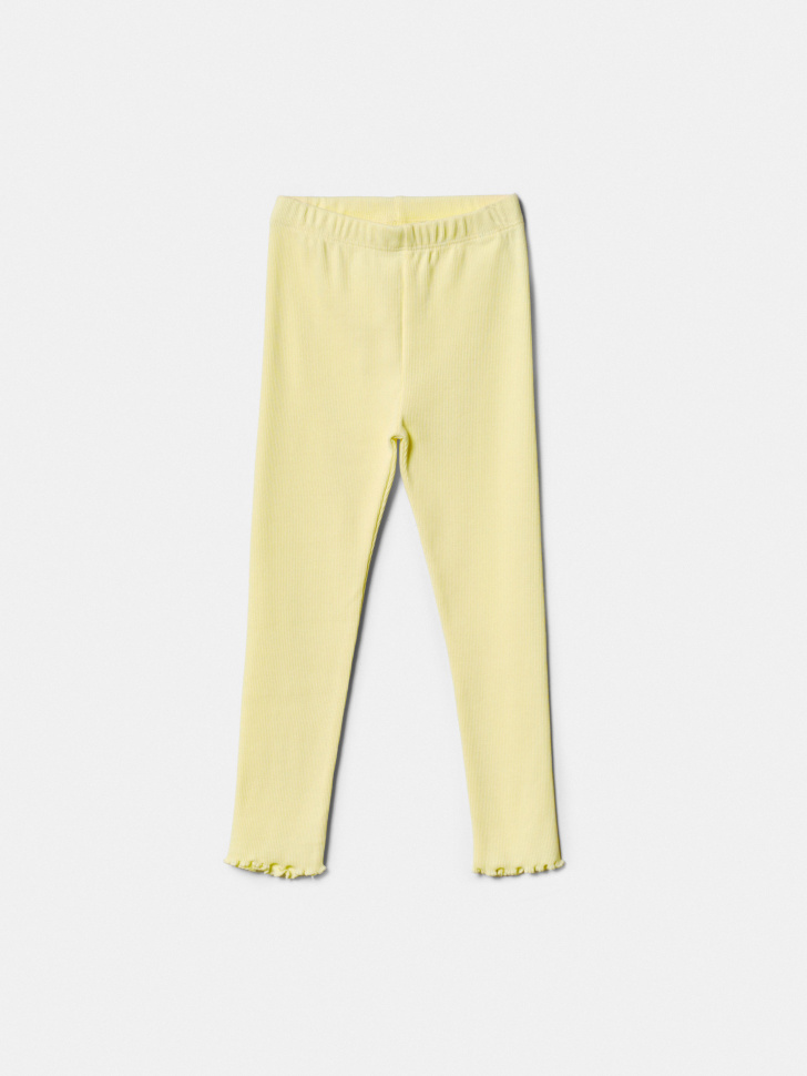 Леггинсы в рубчик Sela, желтый, арт. 52024