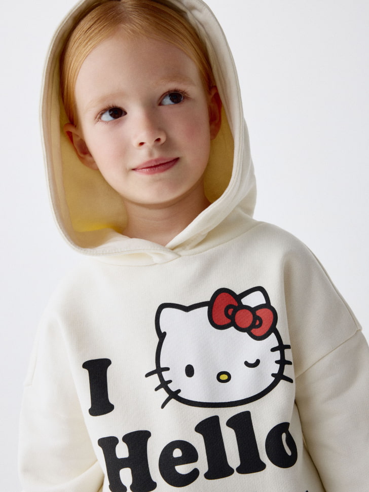 Худи с принтом Hello Kitty для девочек