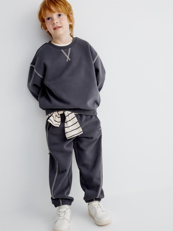 базовый свитшот оверсайз детский 4610517172693 по акции