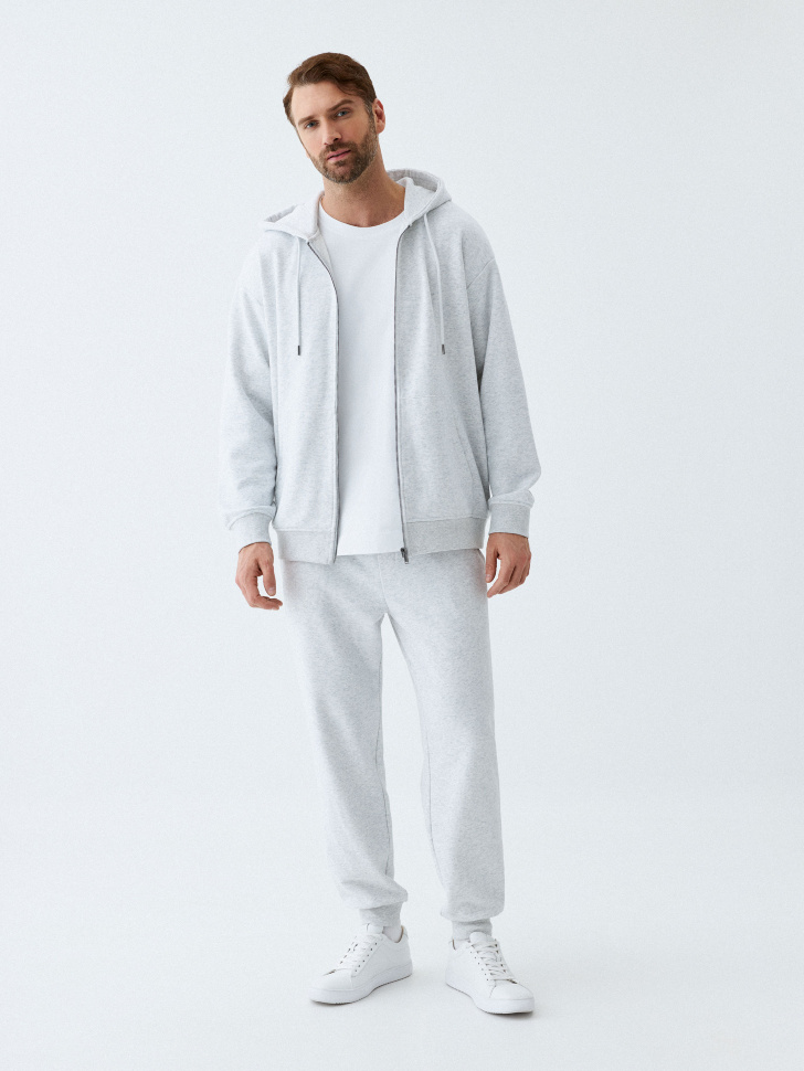 

Джоггеры из футера со средней посадкой