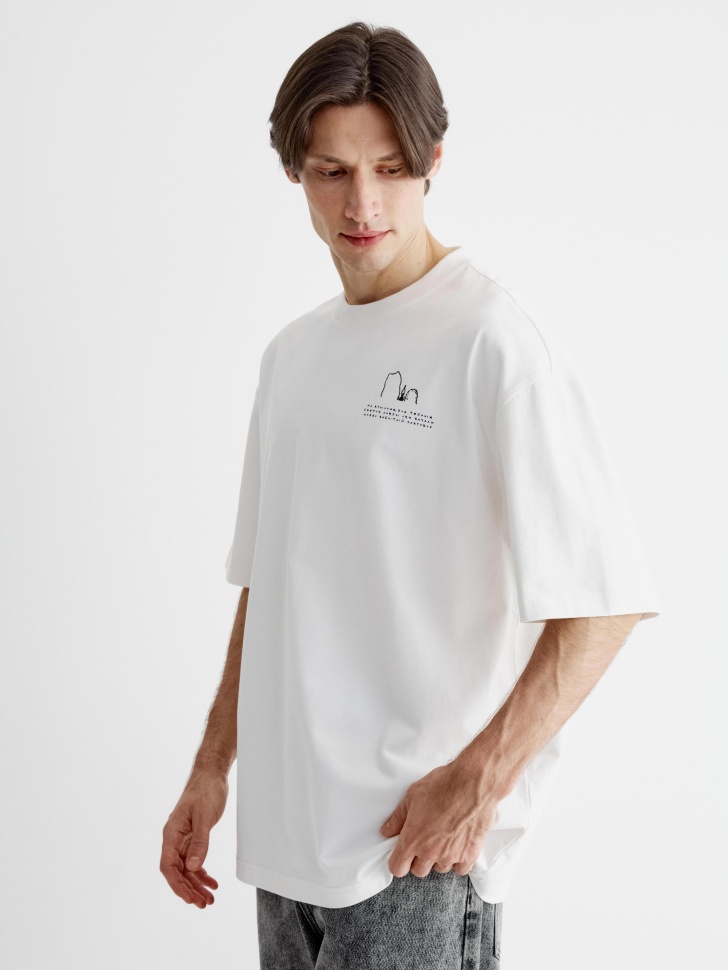 футболка с принтом  x союзмультфильм из россии вид сбоку