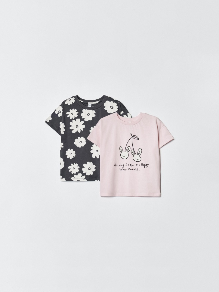 набор из 2 футболок для девочек 4680798471068 фотография