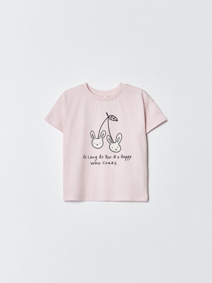 набор из 2 футболок для девочек по цене 1299 руб вид справа