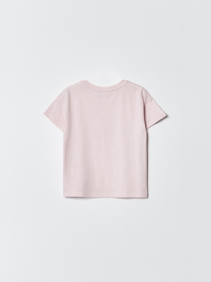 набор из 2 футболок для девочек из хлопка спереди