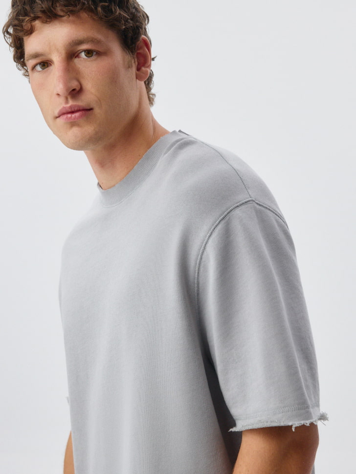 Футболка Oversize fit из футера