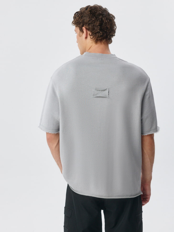 Футболка Oversize fit из футера. Фото №2