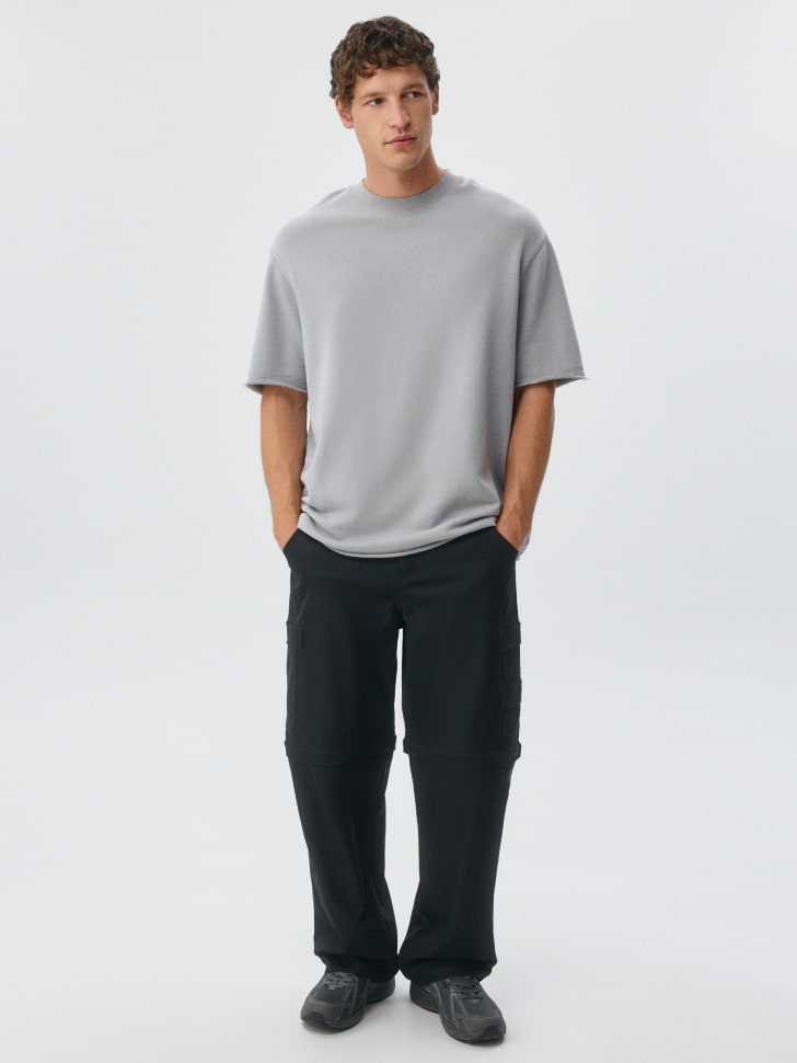 Футболка Oversize fit из футера. Фото №3