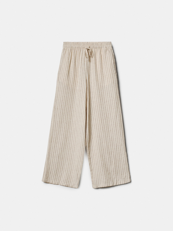 Брюки SELA для девочек, бежевый, арт. 51447