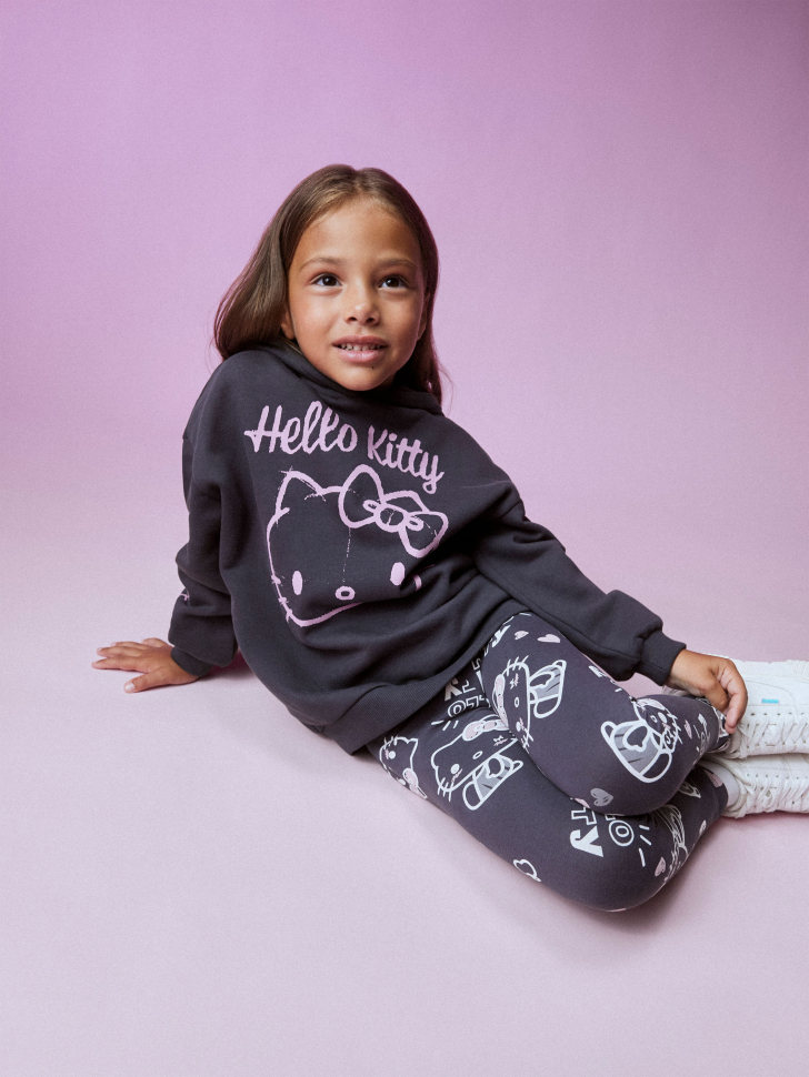 Худи с принтом Hello Kitty для девочек