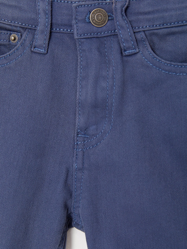 Джинсовые шорты с отворотами для мальчиков (синий, 98/ 3-4 YEARS) sela 4603375720885 - фото 3