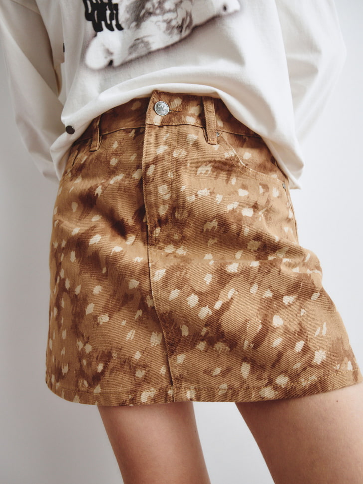 джинсовая мини юбка из линейки  young 4610517114525 в интернет магазине