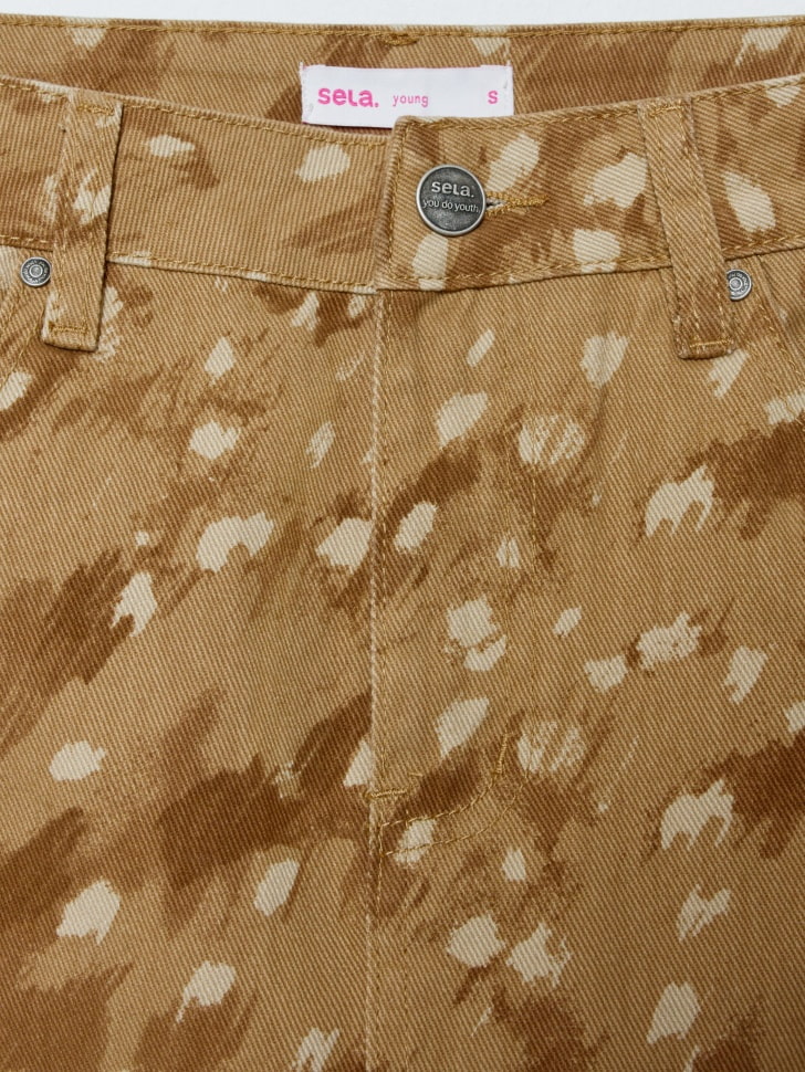 джинсовая мини юбка из линейки  young 4610517114525 со скидкой