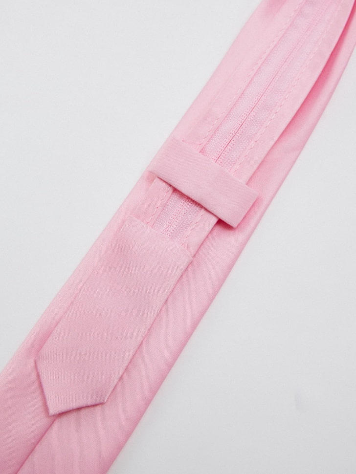 розовый атласный галстук детский 4610517130198 с промокодом