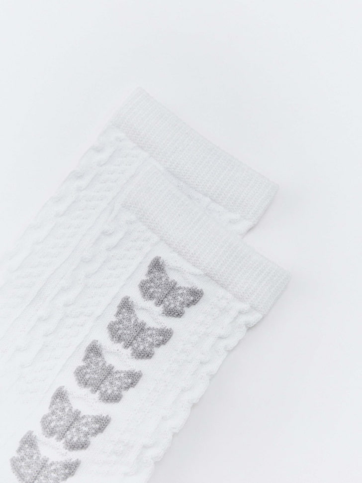 высокие носки для девочек 4680704693836 по акции