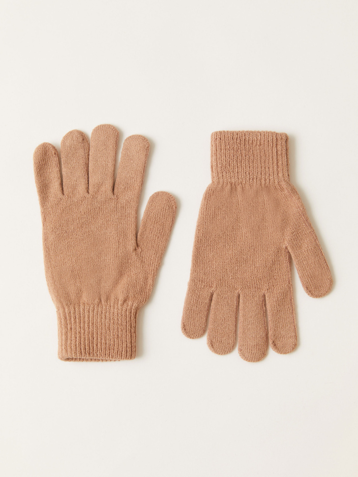 Базовые перчатки (бежевый, L)