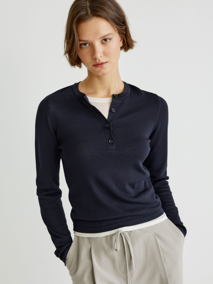 

Джемпер с планкой на пуговицах, SL6801010607