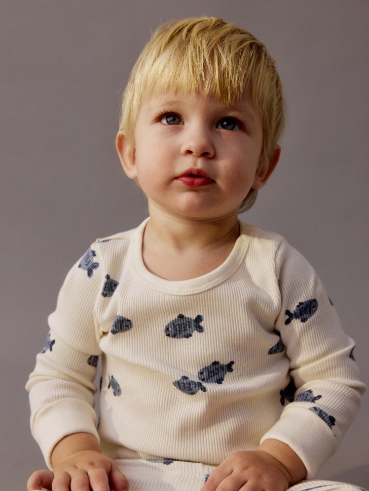 набор из 2 трикотажных боди с длинным рукавом для малышей 4680798766164 по акции