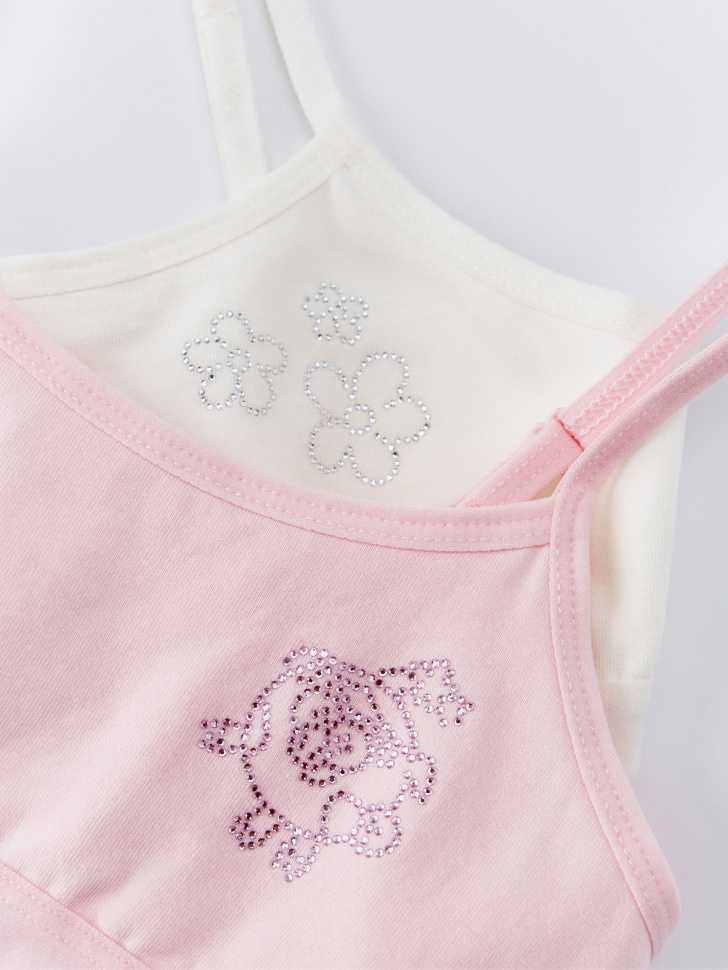 набор из 2 топов для девочек  х смешарики 4610517119346 по акции