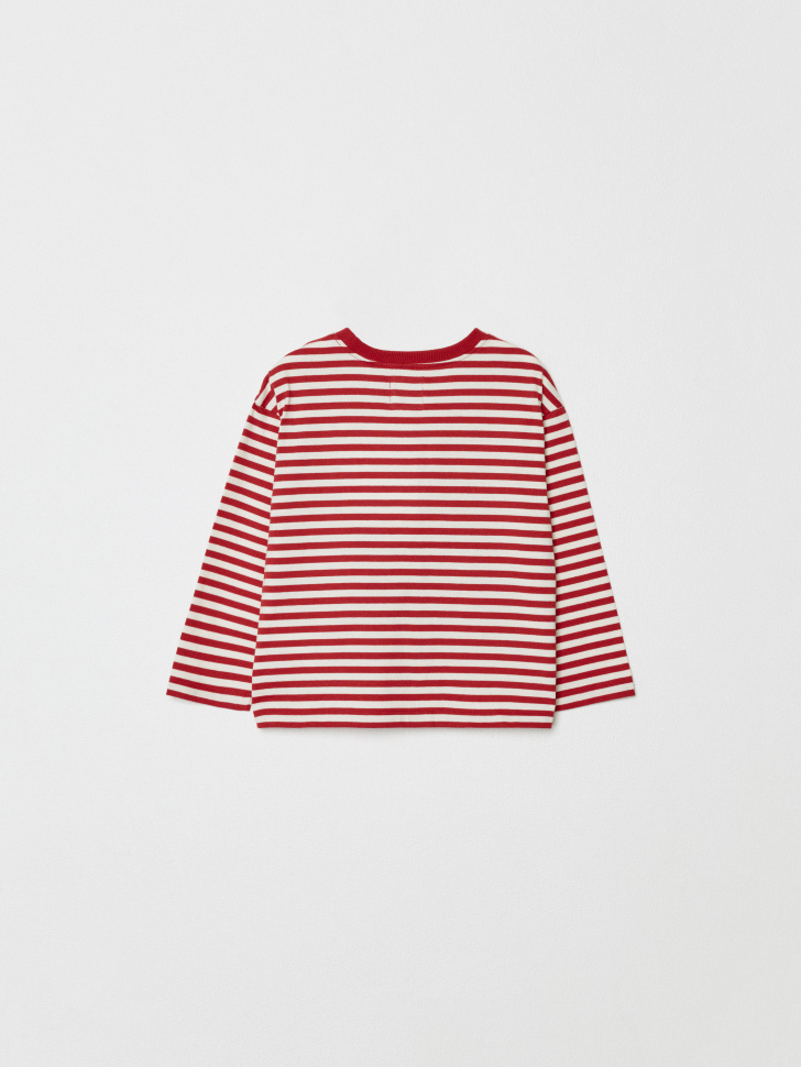 лонгслив с вышивкой для девочек из коллекции  x союзмультфильм из россии вид сбоку