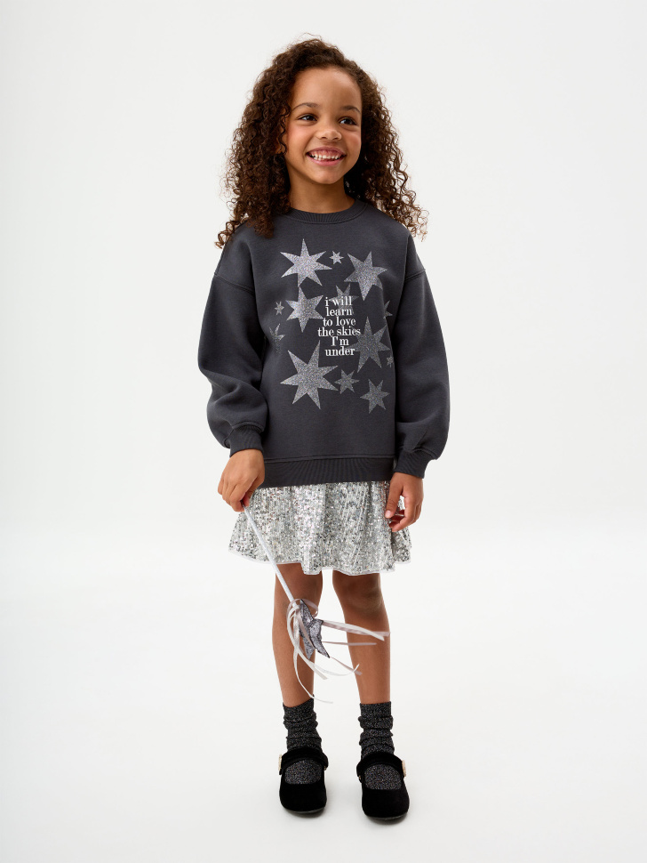 

Юбка с пайетками для девочек