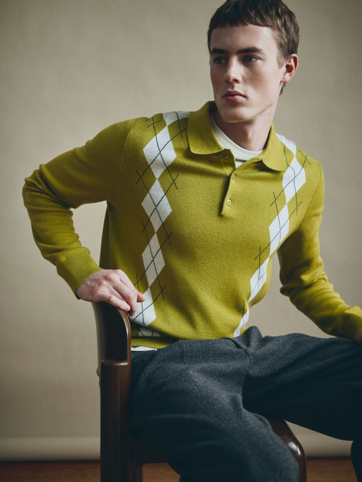 классический джемпер с содержанием шерсти и шелка 4610517247148 фотография