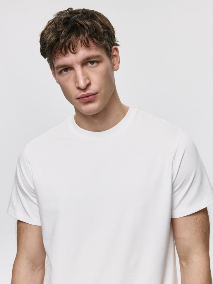 Приталенная футболка ADAM SLIM FIT. Фото №4