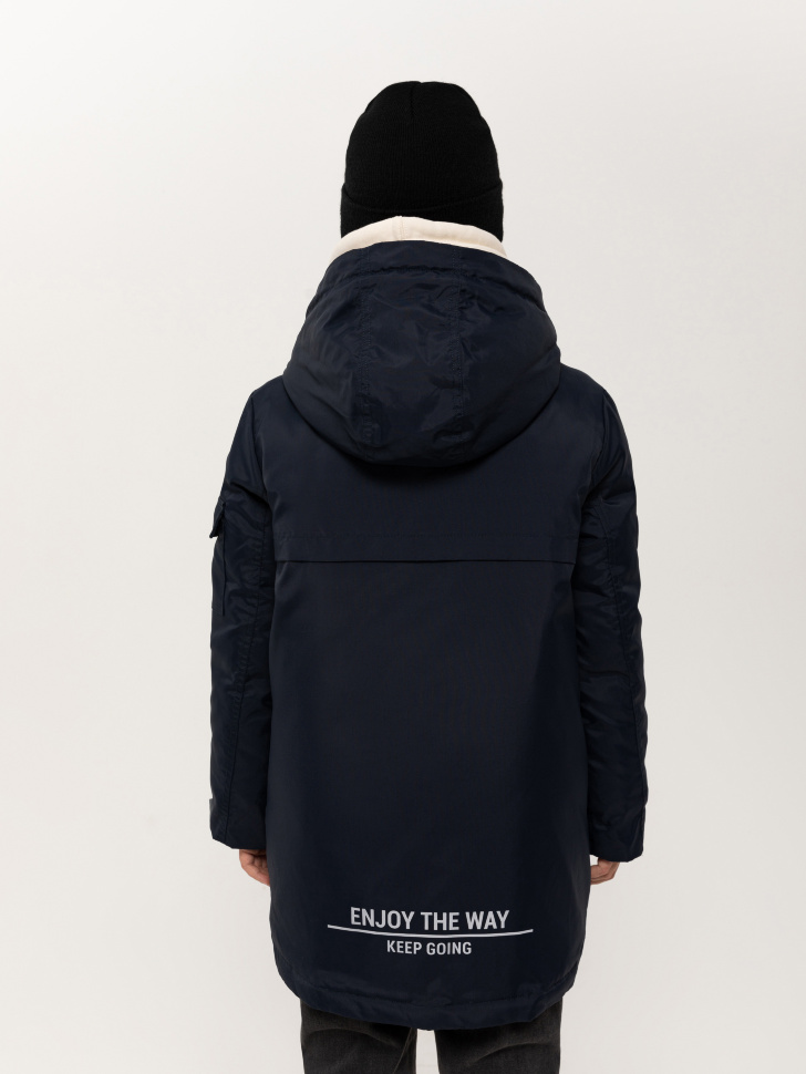 куртка для мальчиков (синий, 134/ 9-10 YEARS) sela 4640078079759 - фото 9