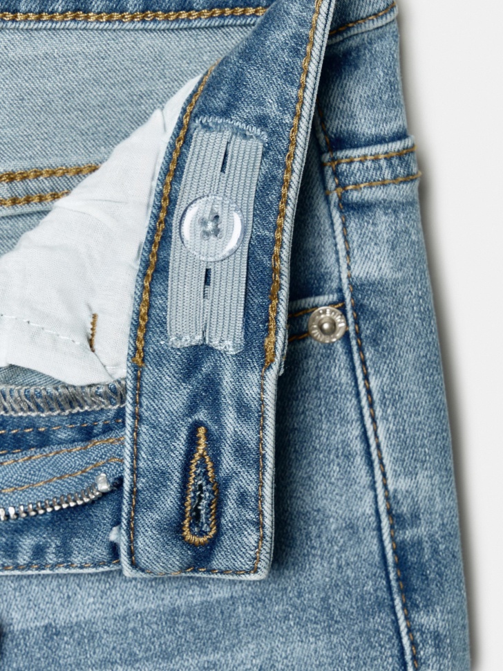 зауженные джинсы для девочек из россии вид сбоку