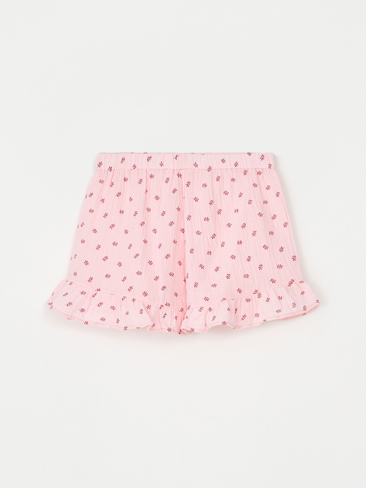 Пижама из муслина для девочек (розовый, 92-98) sela 4680168640575 - фото 5