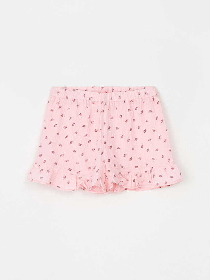 Пижама из муслина для девочек (розовый, 92-98) sela 4680168640575 - фото 6