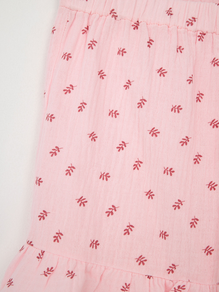 Пижама из муслина для девочек (розовый, 92-98) sela 4680168640575 - фото 7