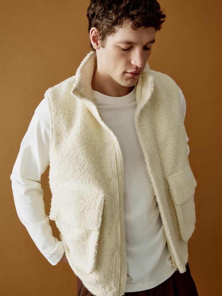 Жилет Sela, бежевый, арт. 41811