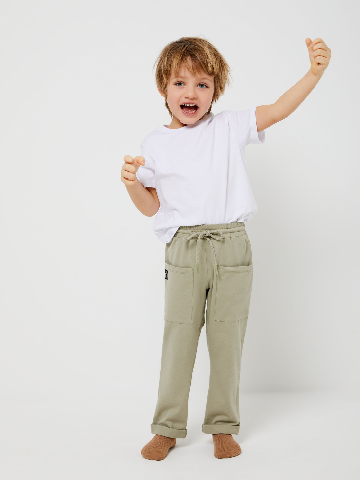 Домашние брюки для мальчиков (зеленый, 116-122 (6-7 YEARS))