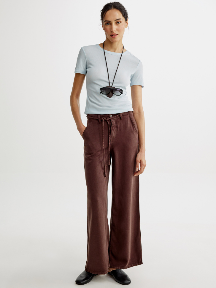 Широкие джинсы из лиоцелла 5599₽