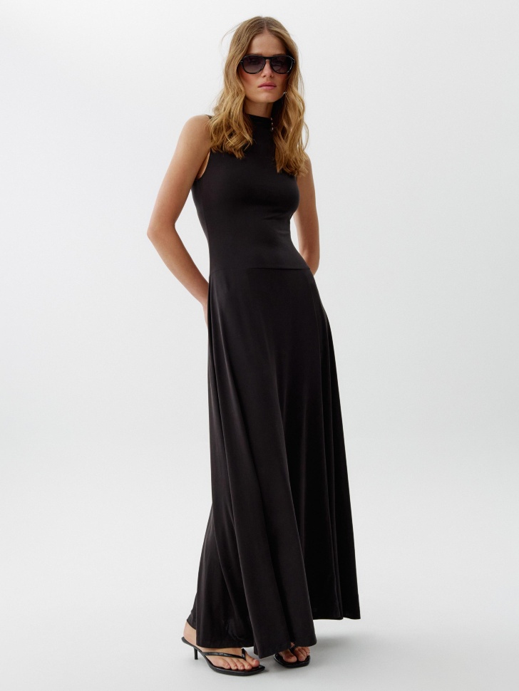 платье макси из смесовой вискозы 4610517885760 фотография