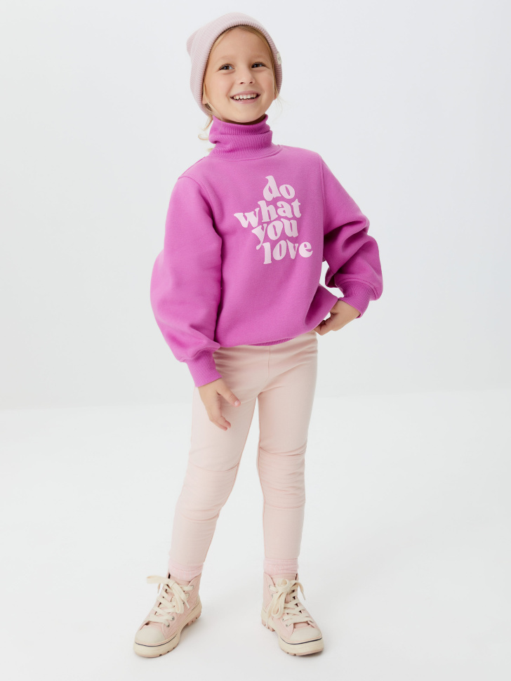 

Трикотажные леггинсы для девочек