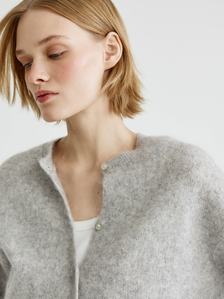 кардиган с высоким содержанием шерсти и мохера 4610517350534 купить с доставкой