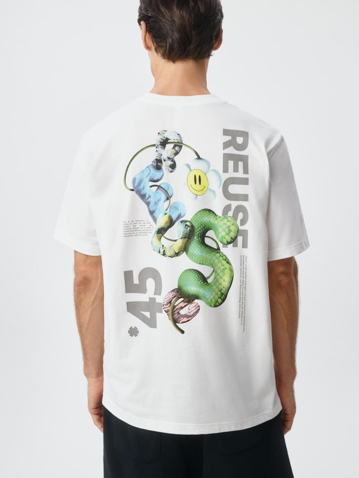 

Футболка Regular fit с принтом