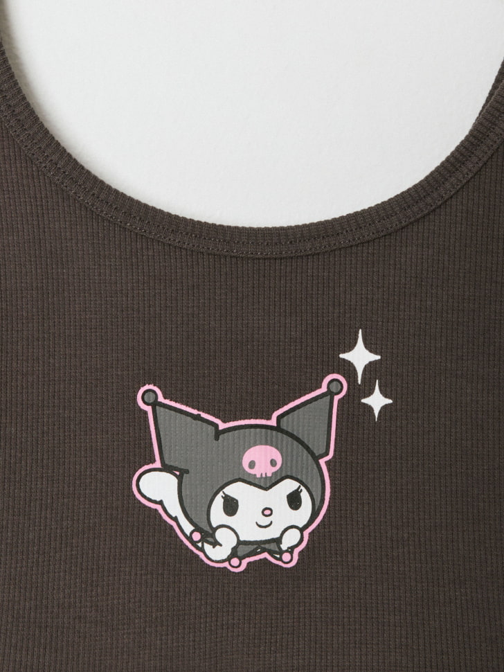Укороченный топ с принтом Kuromi для девочек. Фото №2