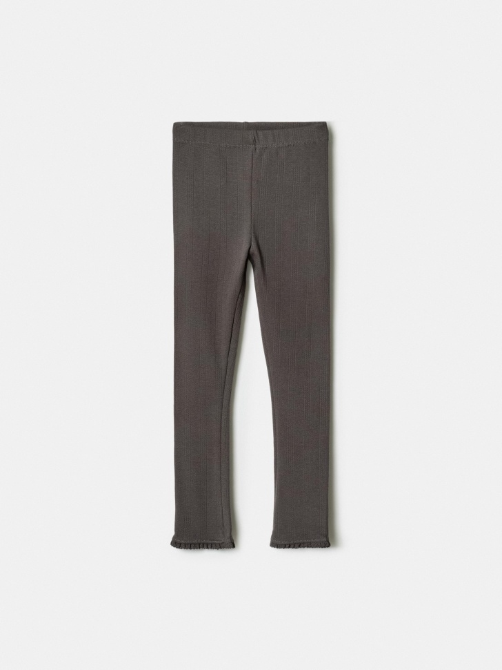 Леггинсы Sela с кружевом, серый, арт. 40762