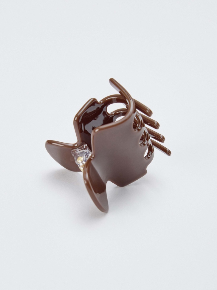 заколка-крабик для волос от бренда sela вид слева