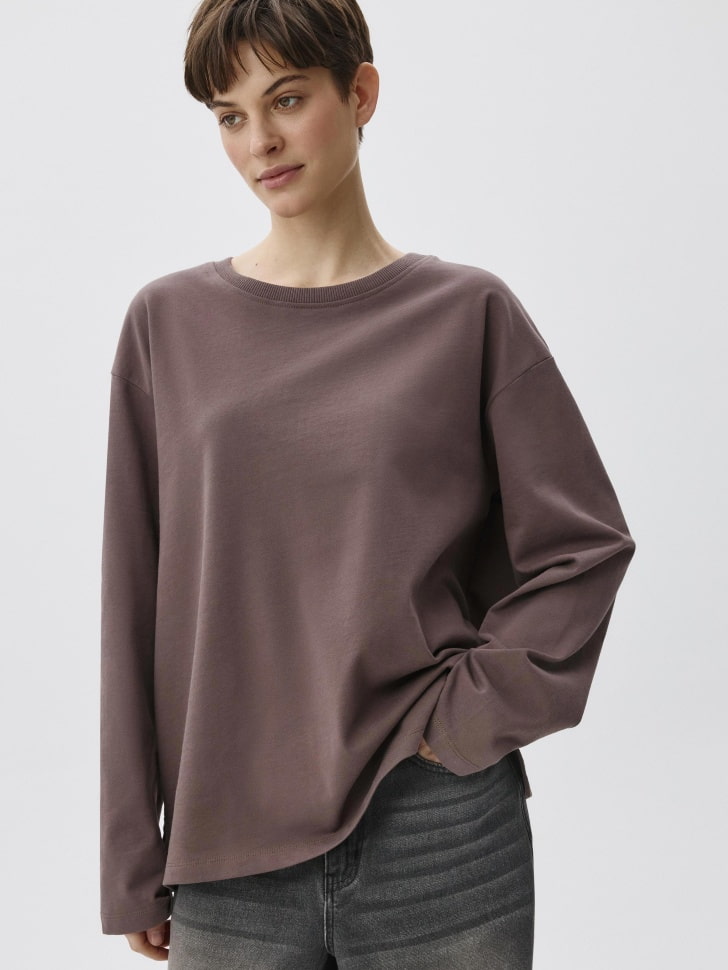 

Лонгслив ANNA OVERSIZE FIT