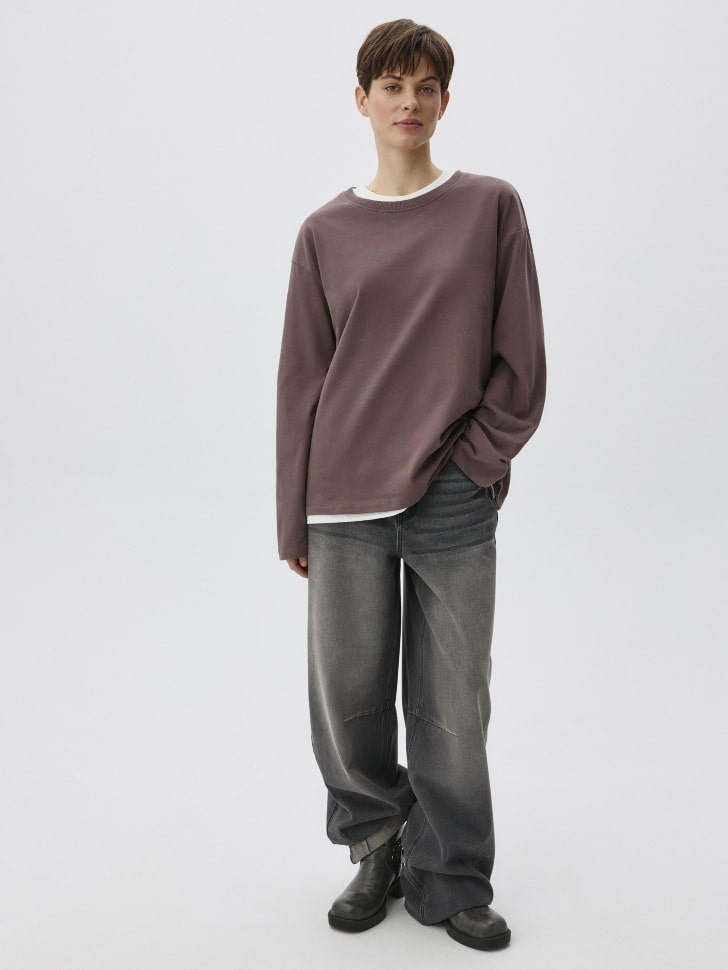 Лонгслив ANNA OVERSIZE FIT. Фото №2