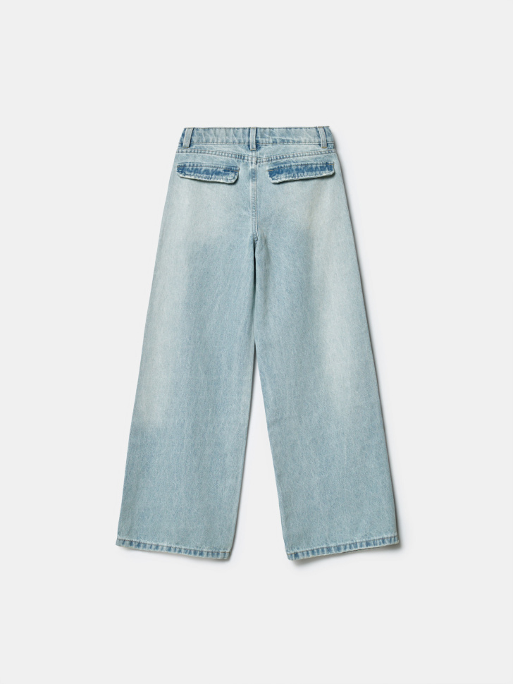 широкие джинсы для девочек по цене 2799 руб вид справа