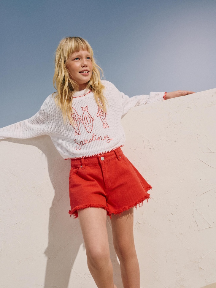 джинсовые шорты для девочек 4610517886828 фотография