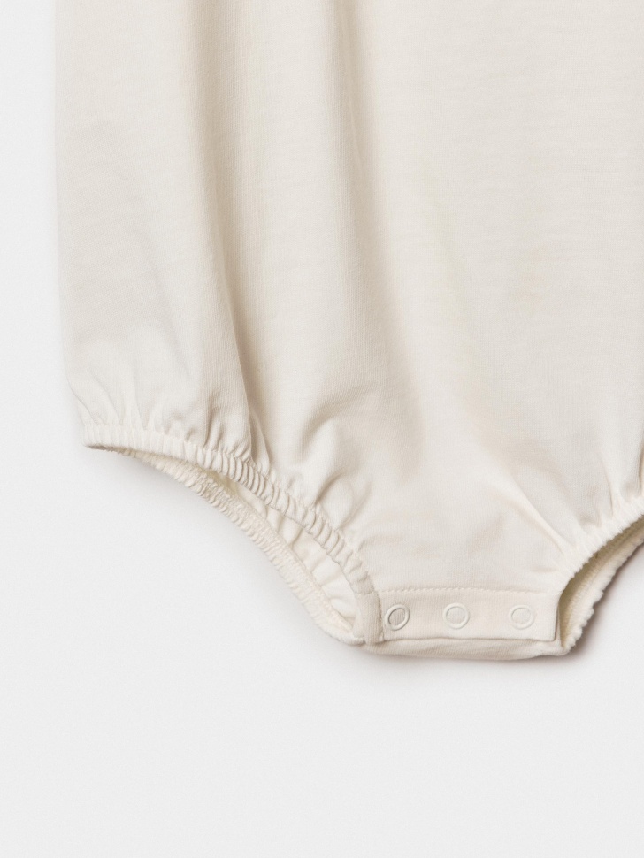 трикотажное боди с принтом для малышей по цене 899 руб вид справа