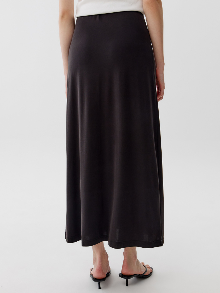 юбка миди из смесовой вискозы из россии вид сбоку